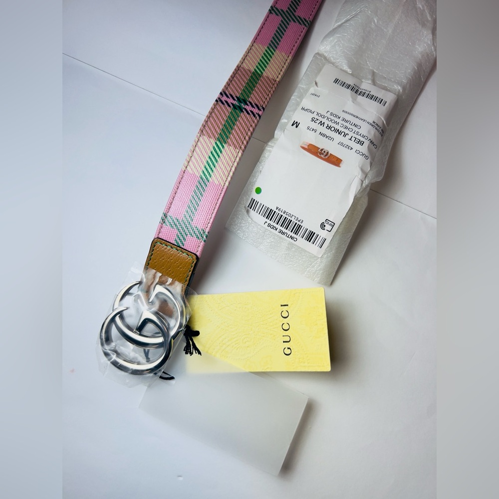 New Gucci KIDS GG belt Size M